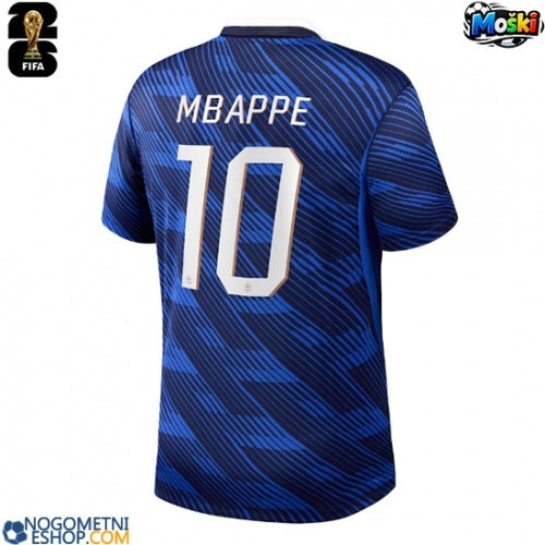 Moški Nogometni dresi Francija Kylian Mbappe #10 Domači SP 2026 Kratek Rokav